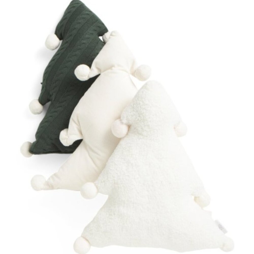 NWT C & C Viral Christmas Tree Pillows